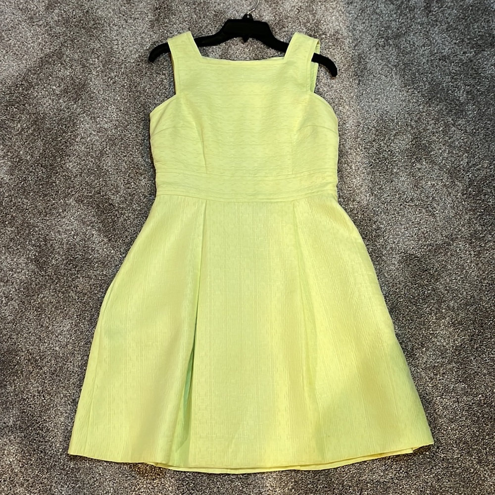 Lime green dress